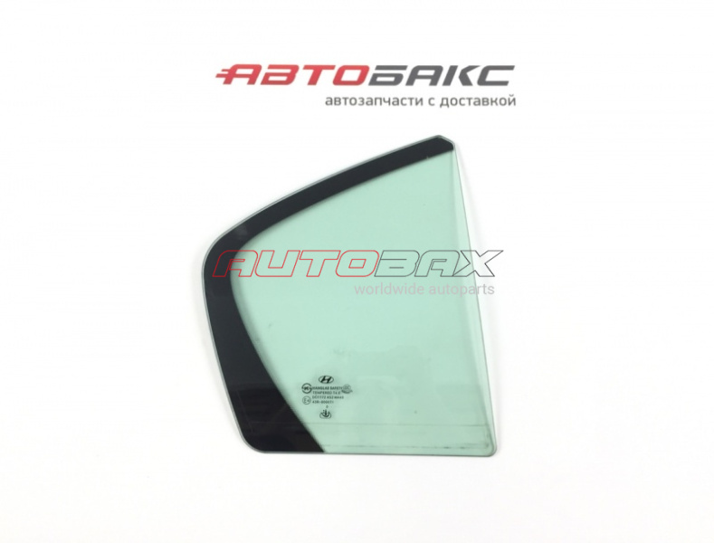 Right Rear Quarter Glass Hyundai Genesis 2009>
