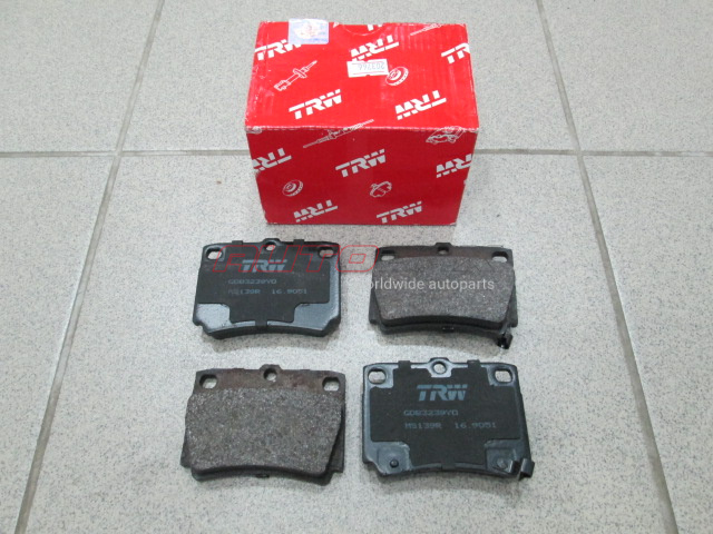 Rear Brake Pads Pajero III 2000>2006