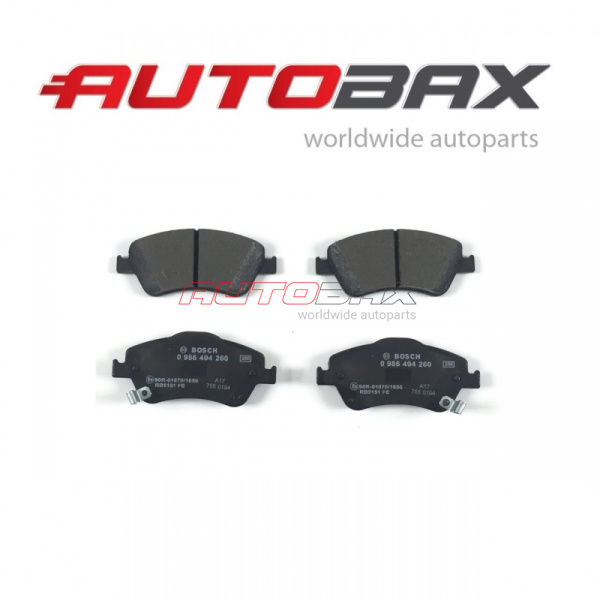 Front Brake Pads Toyota Corolla (E15) 2006>2013