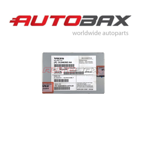 Block Electronic Volvo S60 2009>2018