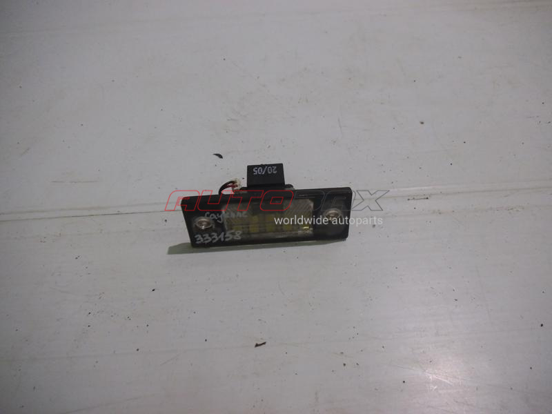 Number Plate Light Cayenne 2003>2010